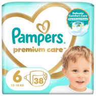 PAMPERS autiņbiksītes Premium Care 6 izmērs 13kg+ 38 gab. 81765779