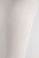 COCCODRILLO zeķubikses TIGHT MICROFIBRE COLORFUL, balts, cm