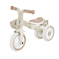 GLOBBER mācību trīsritenis Learning Trike 2in1 Plus, kokosriekstu, 737-466