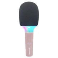 KIDYWOLF daudzfunkcionāls mikrofons ar skaļruni, rozā, KIDYMIC-PI