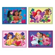 CLEMENTONI DISNEY PRINCESS puzle, 4in1, 21517