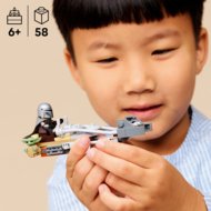 75436 LEGO® Star Wars™ Mandalorian un Grogu ātrgaitas motocikls
