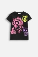 COCCODRILLO t-krekls RAVE GIRL KIDS, melns, cm