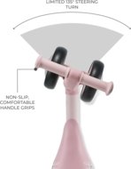 KINDERCRAFT līdzsvara velosipēds CUTIE FLASH, rozā, KRCUFL00PNK0000