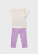 MAYORAL t-krekls ar īsam piedurknēm + legini, lilac, 3.726-96, cm