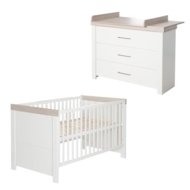 ROBA mēbeļu komplekts LUCY, White/Luna elm, 1014822