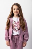 COCCODRILLO džemperis CRAFT PUNK GIRL KIDS, rozā, ZC5132401CGK-033-104, 104 cm