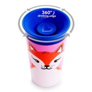 MUNCHKIN WildLove Sippy krūzīte, 266 ml sarkanā lapsa, Miracle 360,   6m+, 05177702