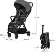 LIONELO sporta ratiņi JULIE AIR, Grey stone