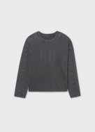 MAYORAL t-krekls ar garām piedurknēm, black, 7.008-55