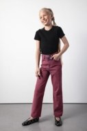 COCCODRILLO bikses JEANS COLLECTION GIRL, sarkans, ZC5123107JCG-017-164, 164 cm