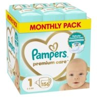 PAMPERS autiņbiksītes Premium Care, 1 izmērs 2-5kg, 156 gab, 80779604