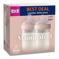 LOVI barošanas pudele MAMMAFEEL, 2x250 ml., 0596