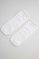 COCCODRILLO zeķes SOCKS GIRL, balta, WC5382205SOG-001-036, 36 cm