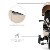 KINDERCRAFT trīsritenis EASYTWIST, smilškrāsas, KREASY00BEG0000