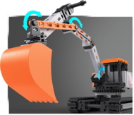FISCHER TECHNIK konstruktors ekskavators, 576104