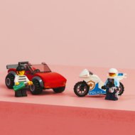 60392 LEGO® City Policijas motocikla pakaļdzīšanās automašīnai
