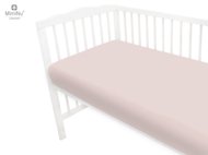 MIMINU džersija palags, 120x60 cm., Powdery pink