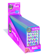 CLEMENTONI CRAZY CHIC mākslīgie nagi Press&Go, 18896