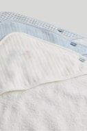 MOTHERCARE bērnu dvielis, 3 gab., zils, AU87801, 75x75 cm