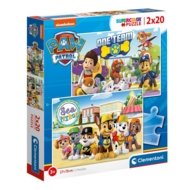 CLEMENTONI PAW PATROL puzle, 2x20 gab., 24779