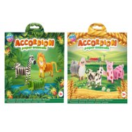 MOXY radošais komplekts "Accordion Paper Animals", sortiments, 100107