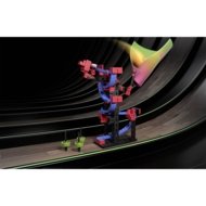 FISCHER TECHNIK konstruktors Galda tenisa boulinga spēle, 569017