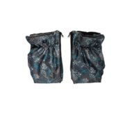 MILLI ratu siltinātie cimdi, flori blue, 5902745544199