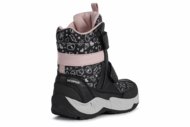 GEOX ziemas zābaki, melni/rozā, J04CFB-0NFMN-C0618