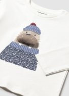 MAYORAL t-krekls ar garām piedurknēm, cream, 2.070-65