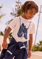 MAYORAL t-krekls ar īsam piedurknēm, cream, 3.075-74, 104  cm