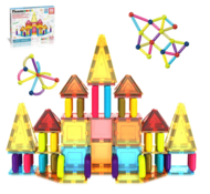 PICASSO TILES Magnētiskais konstruktors būvēšanas flīzes 82 detaļas, PTE22