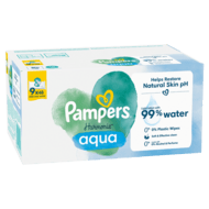 PAMPERS Mitrās salvetes Harmonie Aqua, 9x48 gab, 81783736