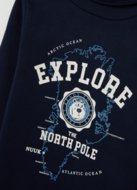 OVS t-krekls ar garām piedurknēm un augsto apkakli, cm, 002491072