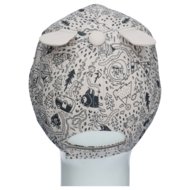 TUTU cepure ar nagu, bēša/melna, 3-006576, 44/48 cm