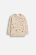 COCCODRILLO sweater BUDDIES BOY NEWBORN, krēmveida, cm
