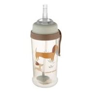 CANPOL BABIES neizlīstošā pudelīte ar salmiņu DOGS, 350 ml., 56/510_bro