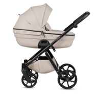 TUTIS universāls ratiņi UNO 6+ LEATHER 2/1, Latte, 1602151