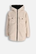 COCCODRILLO kažokādas mētelis OUTERWEAR GIRL JUNIOR, krēmveida, ZC5153102OGJ-003-164, 164 cm
