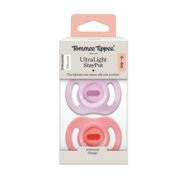 TOMMEE TIPPEE silicone knupīši, ULTRA-LIGHT 0-6M, 2 gab, 433594