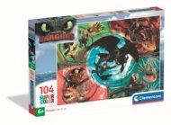 CLEMENTONI puzle How To Train Your Dragon, 104 gab., 25035
