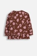 COCCODRILLO t-krekli CRAFT PUNK GIRL KIDS, brūns, ZC5143103CGK-018-122, 122 cm