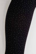 COCCODRILLO zeķubikses TIGHT MICROFIBRE COLORFUL, melns, cm