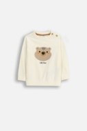 COCCODRILLO t-krekls FOREST FRIENDS BOY NEWBORN, krēmveida, ZC5143104FBN-003-086, 86 cm
