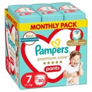 PAMPERS autiņbiksītes-biksītes Premium Care, 7 izmērs 15+kg, 80 gab, 80778798