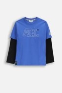 COCCODRILLO t-krekli ACADEMY BOY JUNIOR, zils, ZC5143102ABJ-032-134, 134 cm