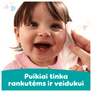 PAMPERS bērnu mitrās salvete SENSITIVE, 4x52 gab.