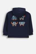 COCCODRILLO džemperis ar rāvējslēdzēju ar kapuci, tumši zils, cm