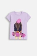 COCCODRILLO t-krekls EVERYDAY GIRL A, violeta, ZC5143224VGA-016-134, 134 cm