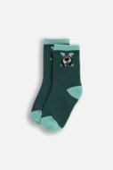 COCCODRILLO zeķes SOCKS BOY, zaļš, cm